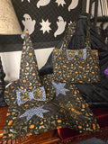 Witch Hat + Small Quilt + Halloween Bag