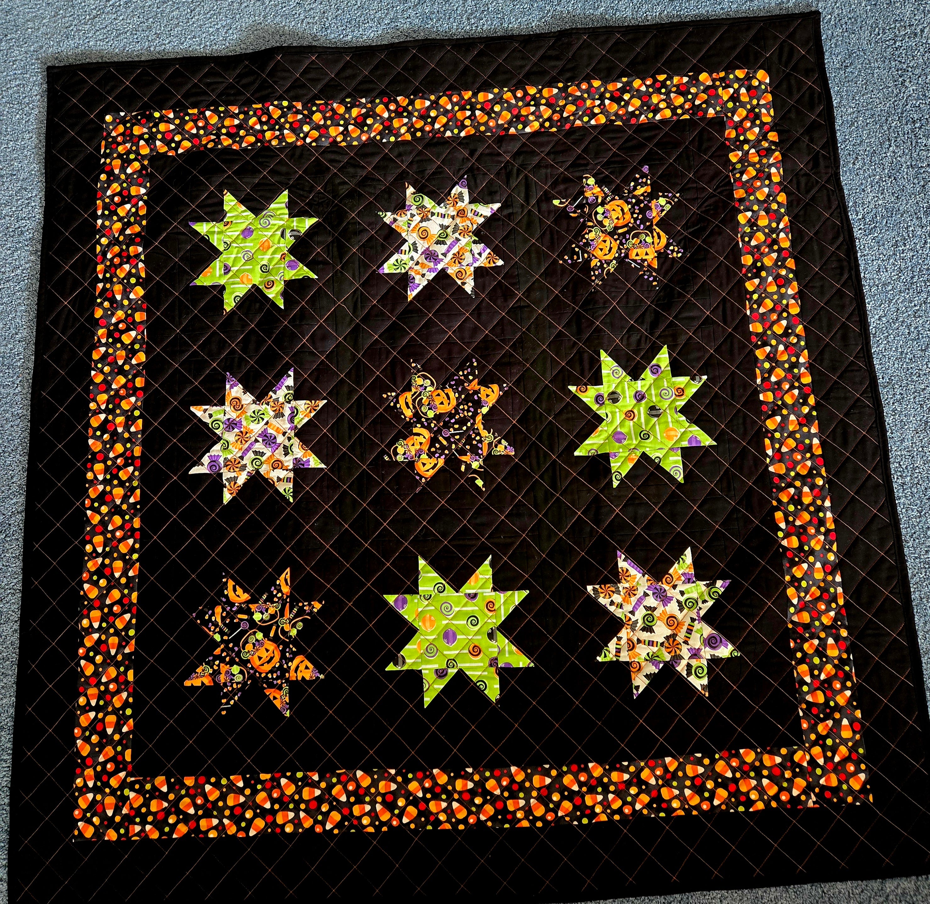 Medium Halloween Candy Quilt