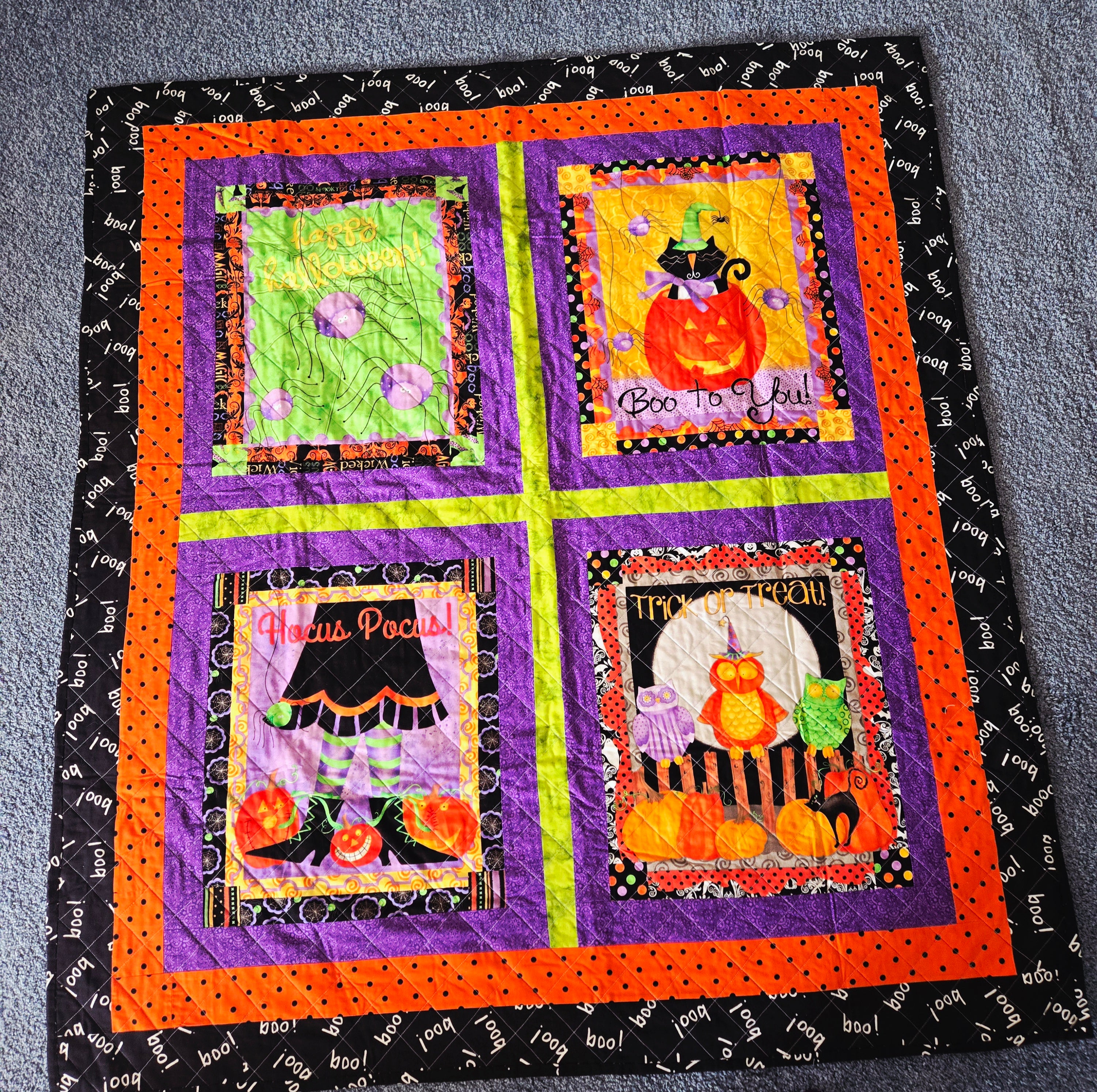 Medium Halloween Quilt